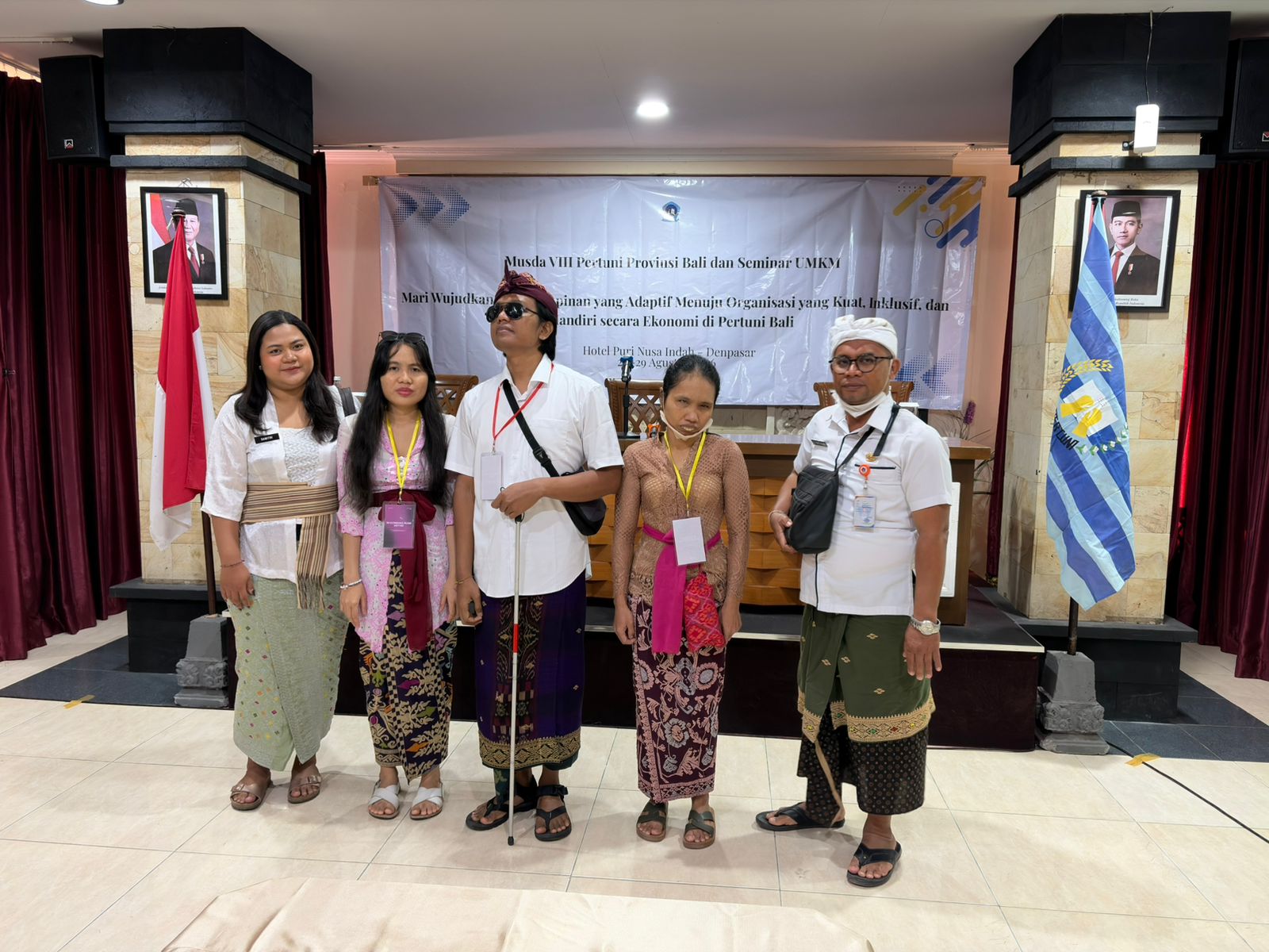 DINSOS P3A KLUNGKUNG DAMPINGI PERTUNI DALAM MUSDA DI DENPASAR