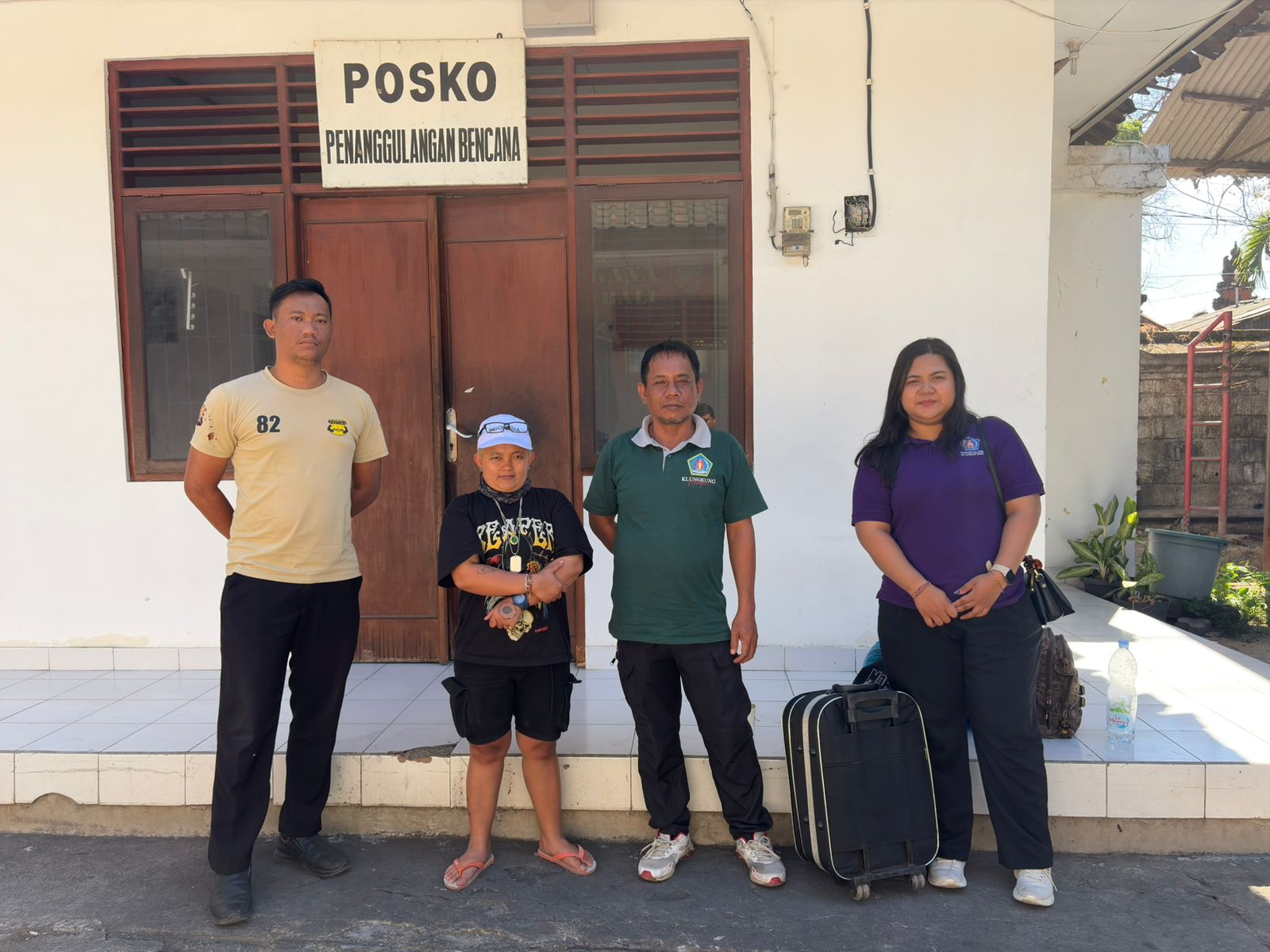 DINSOS P3A KLUNGKUNG FASILITASI GEPENG ASAL JEMBER KE DINAS SOSIAL PROVINSI BALI